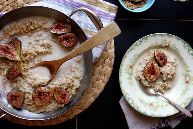 caramelized fig toasted oatmeal recipe